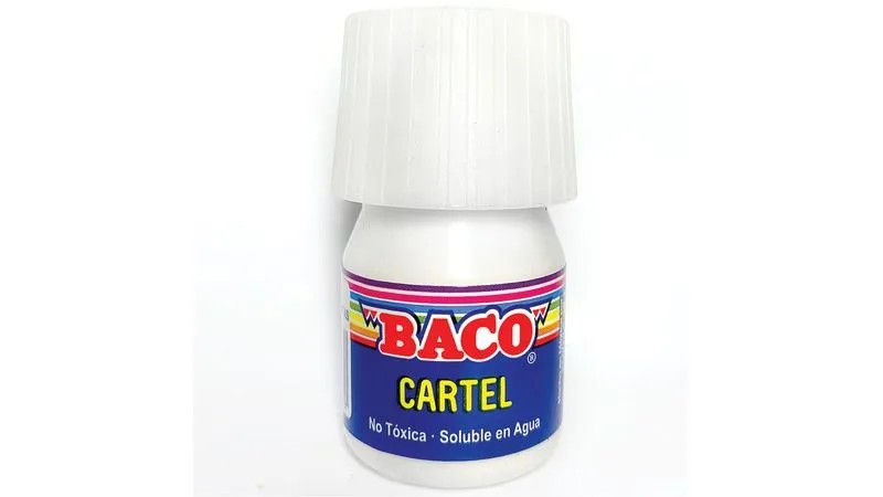 PINTURA CARTEL BACO 72 20ML.BCO.LETRAS E.10 C.200