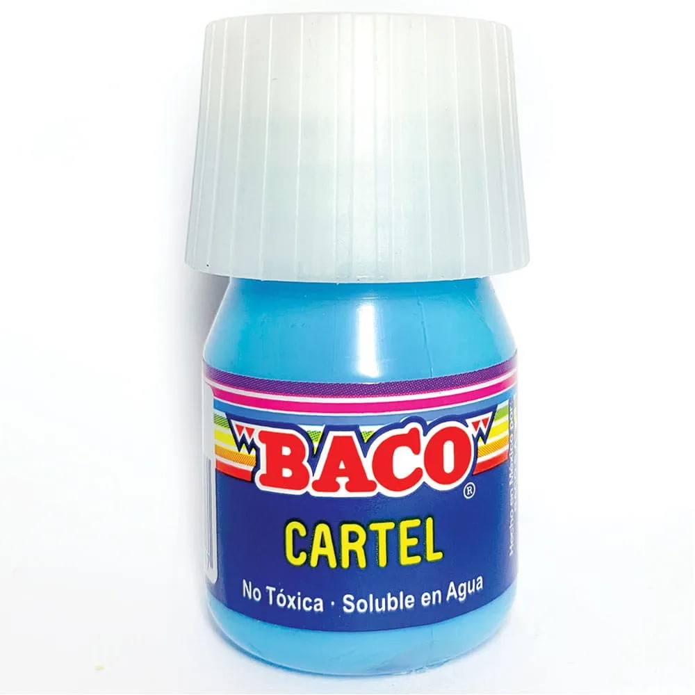 PINTURA CARTEL BACO 84 20ML.AZUL PASTEL E.10 C.200