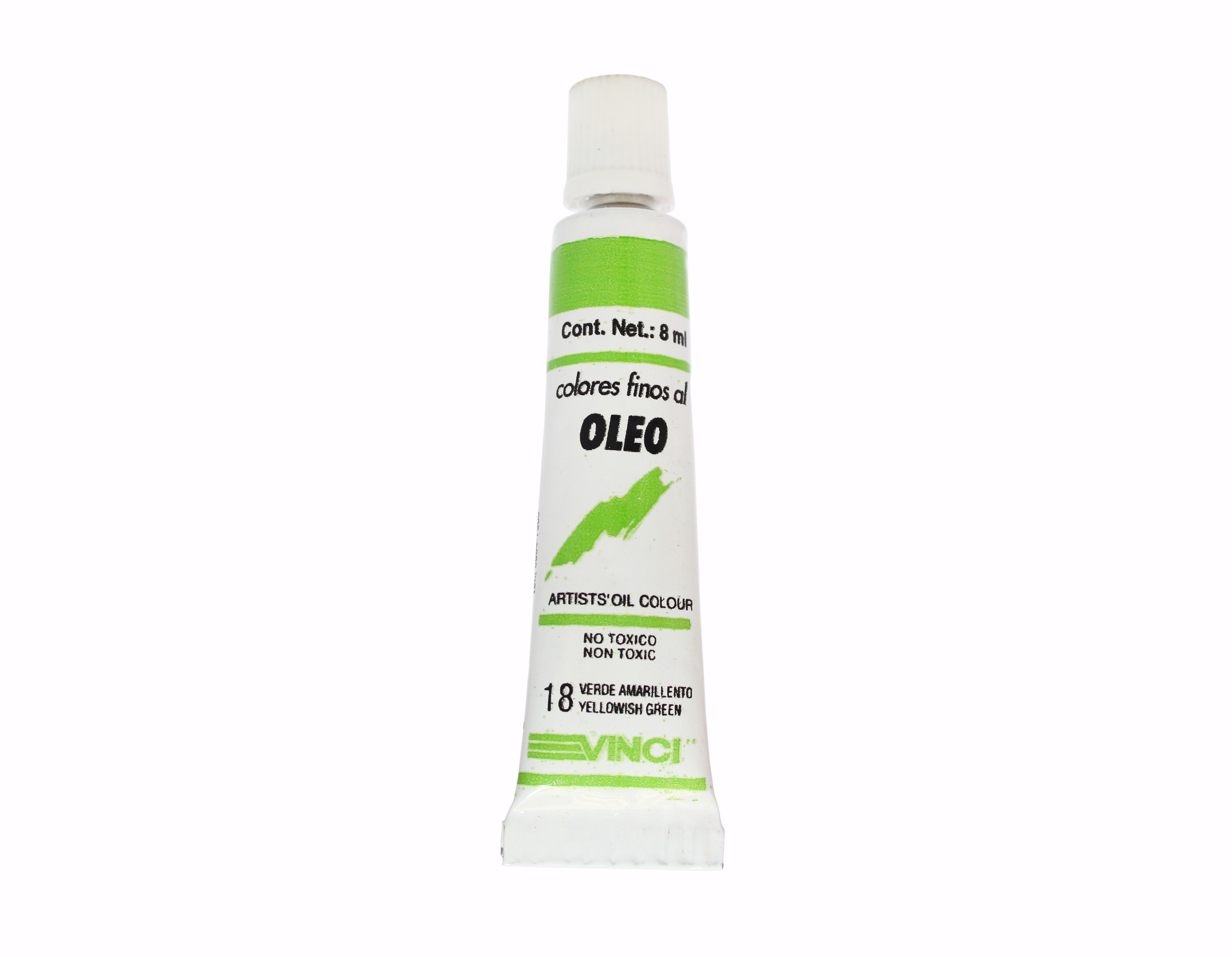 PINTURA OLEO 18 VINCI TUBO 8ML.VDE.AMARILLENTO E4 C60