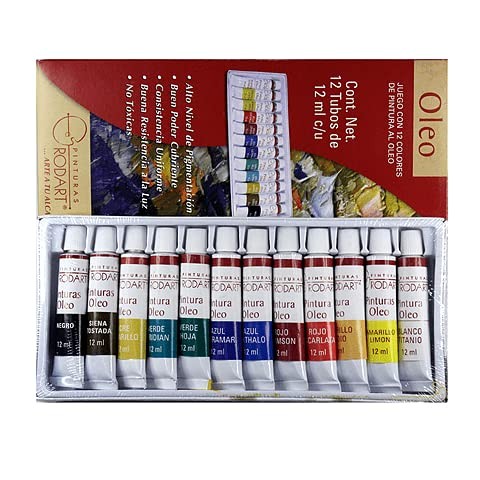 PINTURA OLEO RODART EST.C12 TUBOS 12ML CU C12