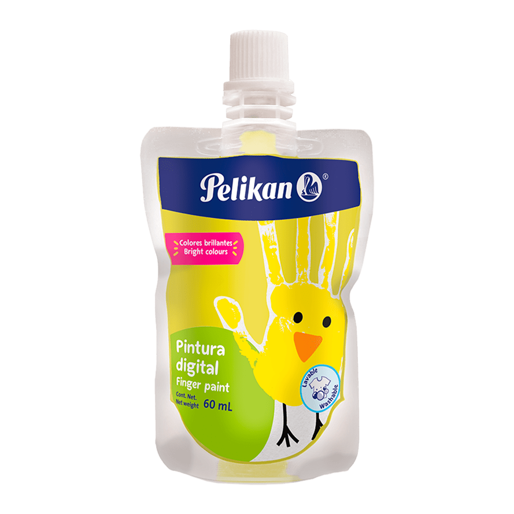 PINTURA DIGITAL PELIKAN 60ML. AMARILLO C60