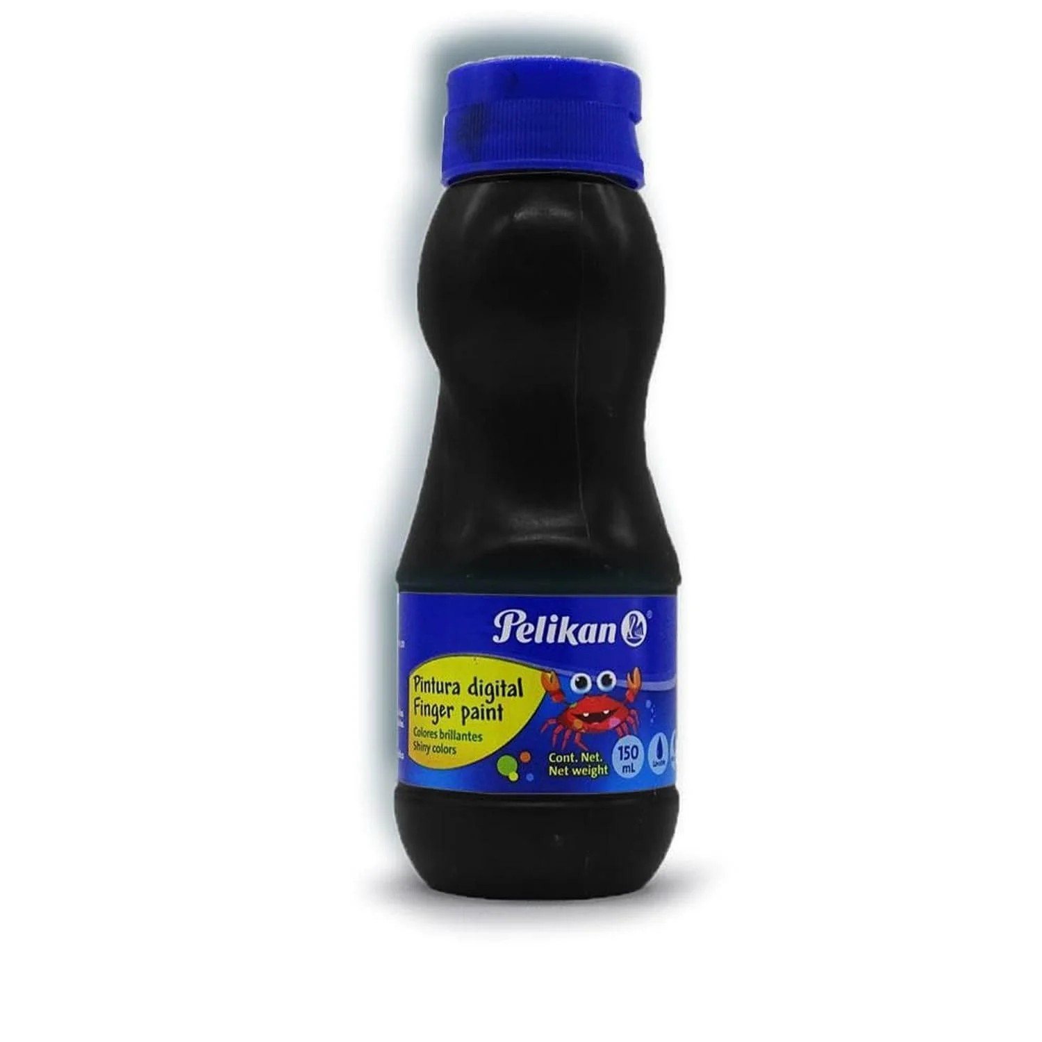 PINTURA DIGITAL PELIKAN 150ML. NEGRO C.12