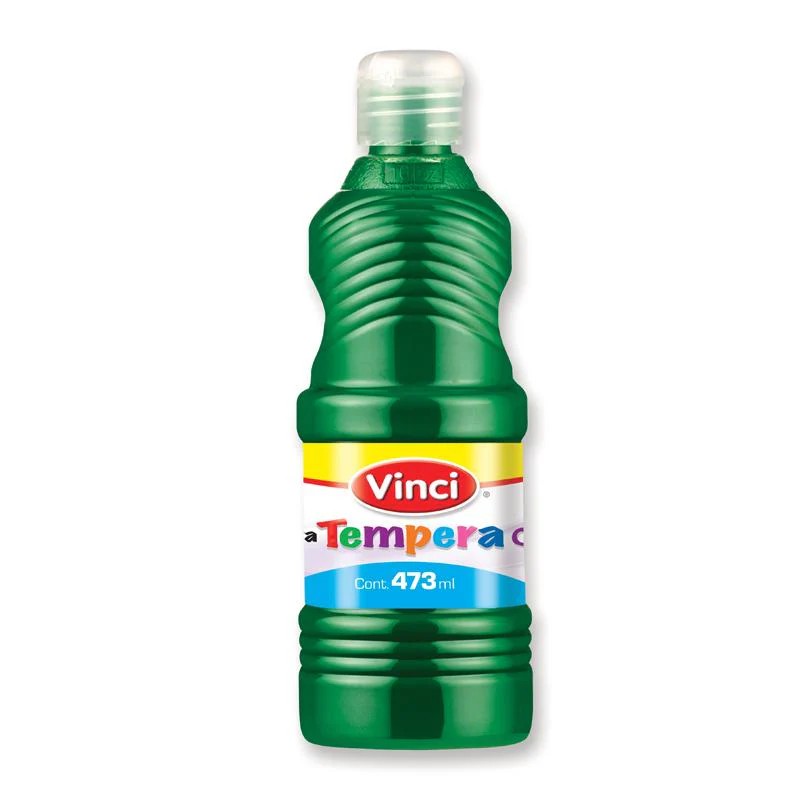 PINTURA TEMPERA VINCI 473ML. VERDE C.12