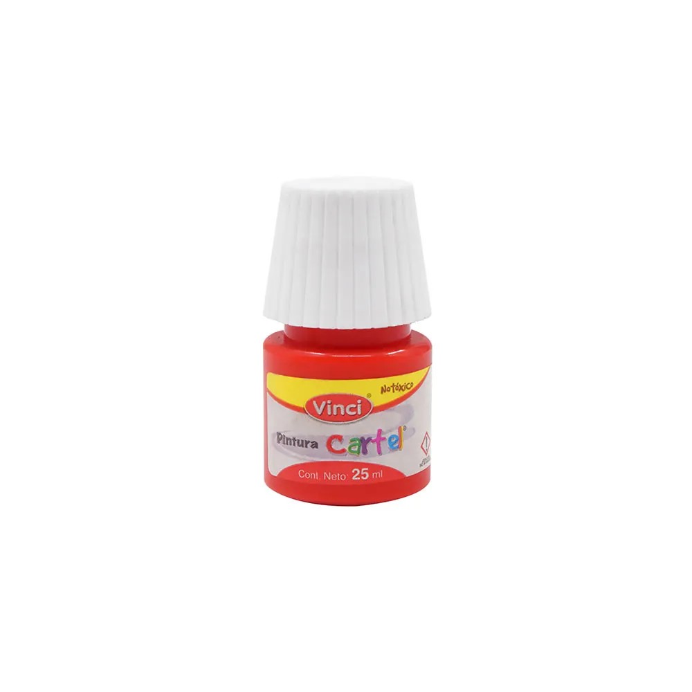 PINTURA CARTEL 58 VINCI 25ML.GERANIO E.10 C.200