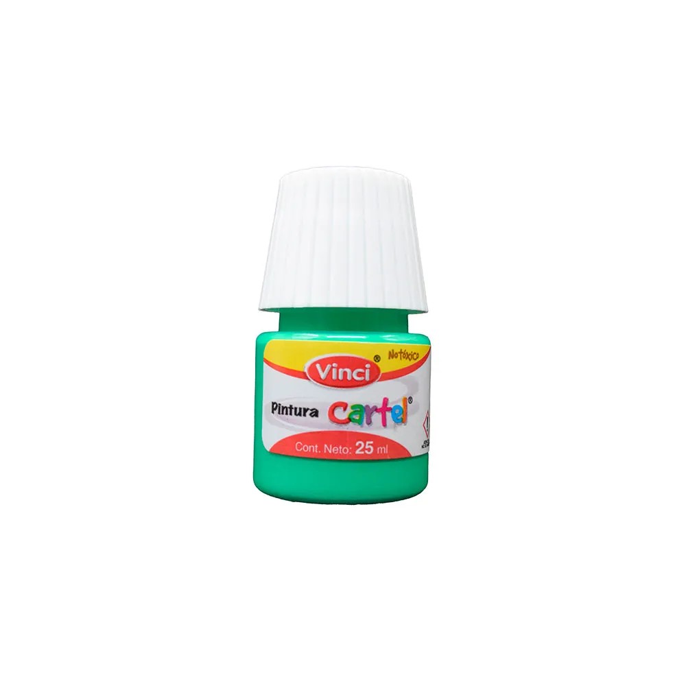 PINTURA CARTEL 62A VINCI 25ML. VERDE VERON E. 10 C.200