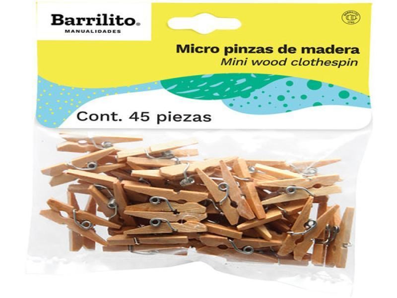MICROPINZAS MAD. NAT. BARRILITO BOL.C45 W060 E.24 C.72