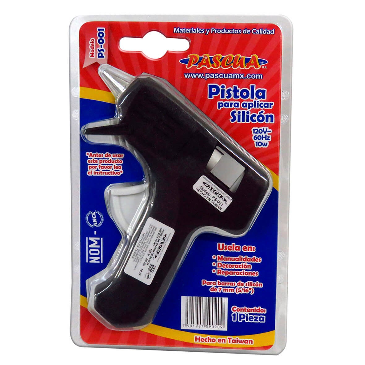 PISTOLA PSILICON CH. PASCUA PS001 BL.C1 E12 C.48