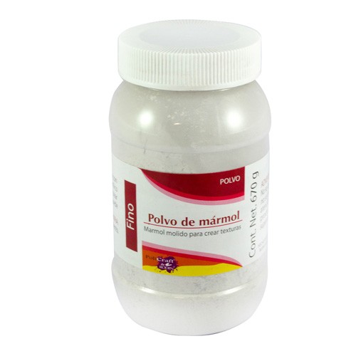 POLVO DE MARMOL FINO 670 GR. PACRIL Y OLEO C.12.