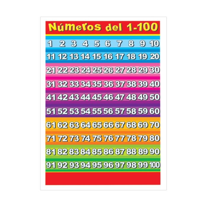 POSTER DID. 70X50CM. NUMEROS 1 AL 100 GRANMARK E.6