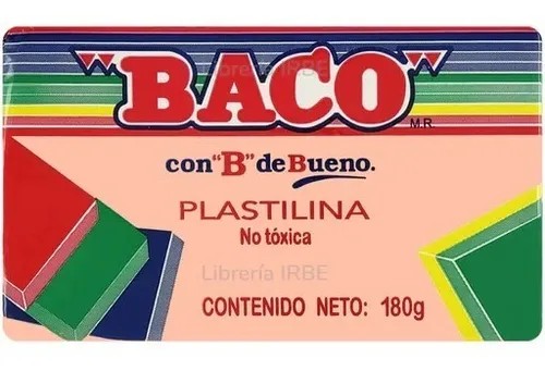 PLASTILINA BACO 180G. PIEL C.100