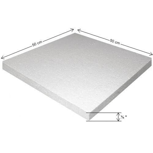 PLACA UNICEL 50X50CM. GROSOR 34 E.25 C50