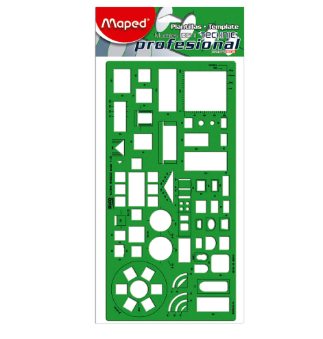 PLANTILLA PROF. MUEBLES MM 1 A 50MM BL.C1 E.5 C.50