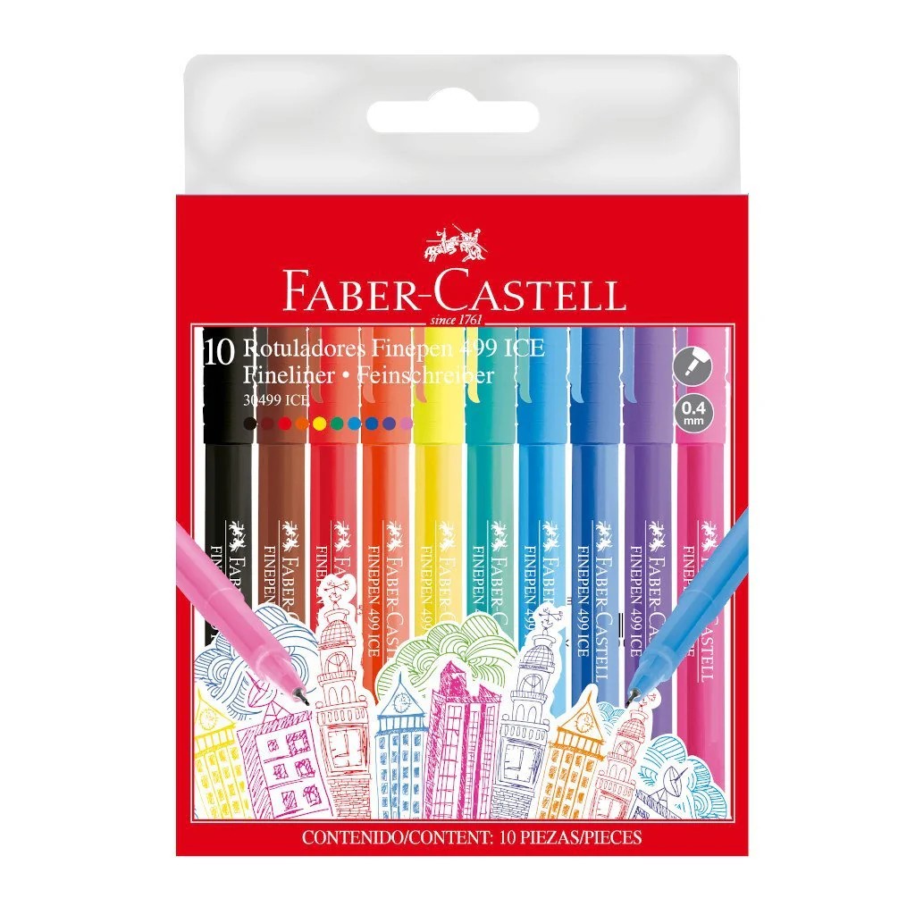 ROTULADOR P.FINO ICE 499 C10 VCOL. FABER E.6 C84