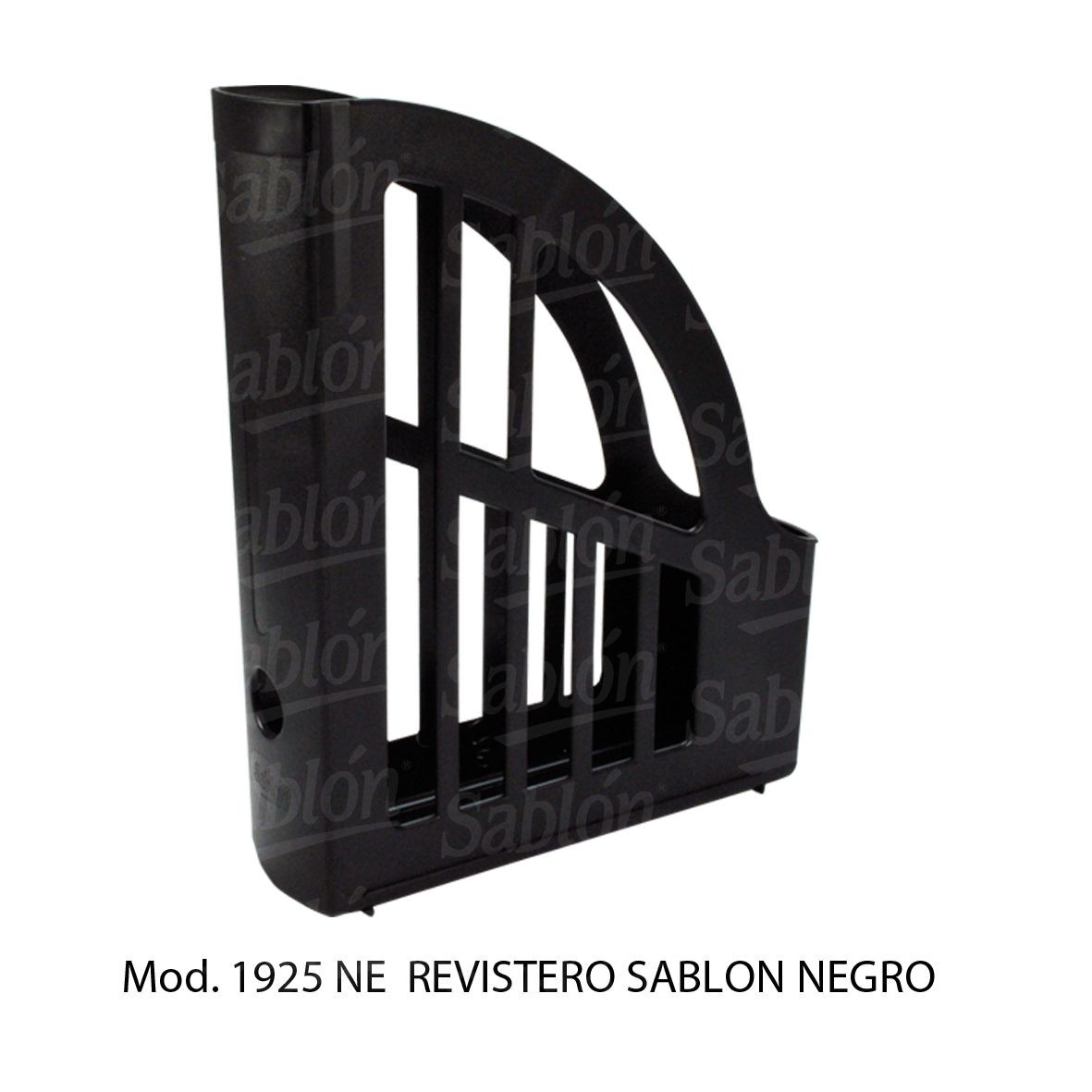 REVISTERO PLASTICO SABLON 1925 NEGRO C.8