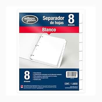 SEPARADOR CCEJA TSPTE. CTA. 8 DIV. WILSON P-0500 C.24