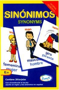 TARJETAS DIDACT. SINONIMOS INGLES-ESPAÑOL RAF CJ C32 PZ 25