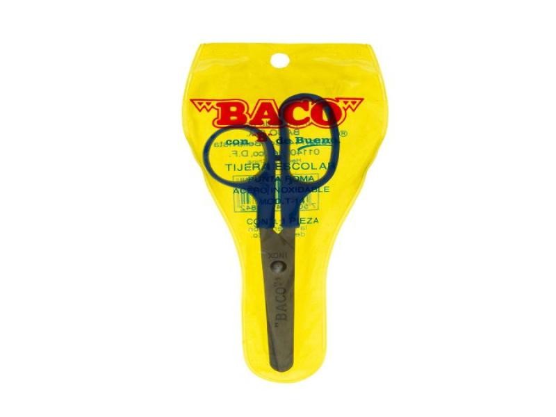 TIJERA ESCOLAR 5.25-13CM. BACO T-12 BL.C1 E.25