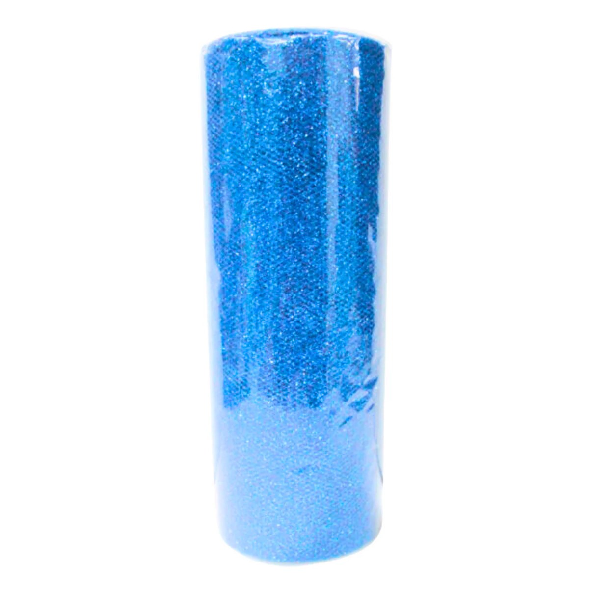 TULLE DIAMANTADO ROLLO 15X9.14M. AZUL ELECTRICO E12 C96