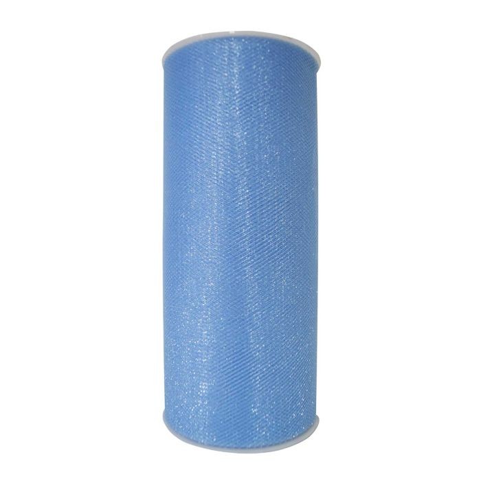 TULLE LISO ROLLO 15X22.86M. AZUL ELECTRICO E12 C96