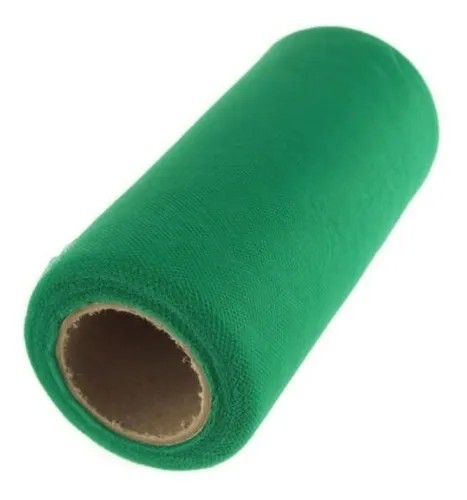 TULLE LISO ROLLO 15X22.86M. VERDE BANDERA E12 C96