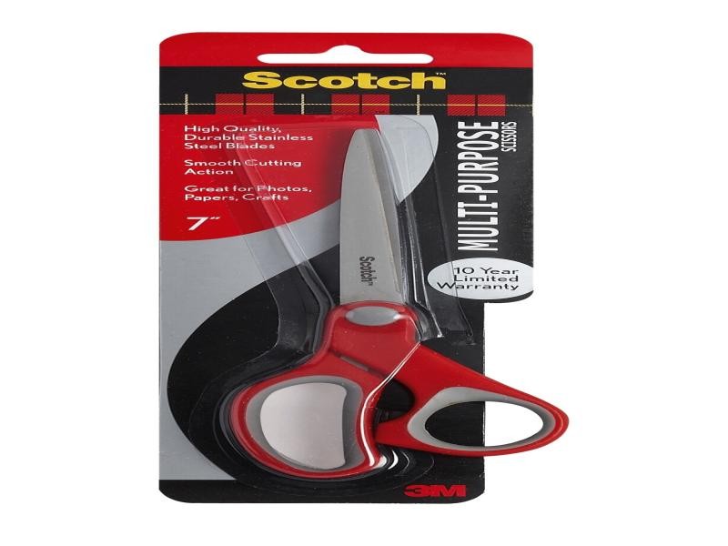 TIJERAX CMANGO PLAST. 7-17.7CM. SCOTCH 1427 BL.C1 6C36