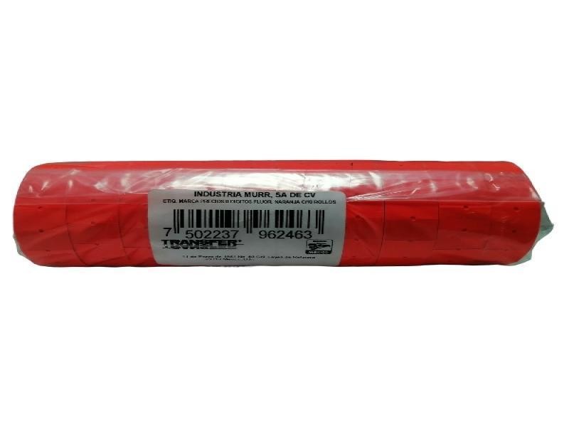 ETIQUETA MARCAPRECIO RJA. 22X12MM. KW PAQ.C10R.C100 C.5000