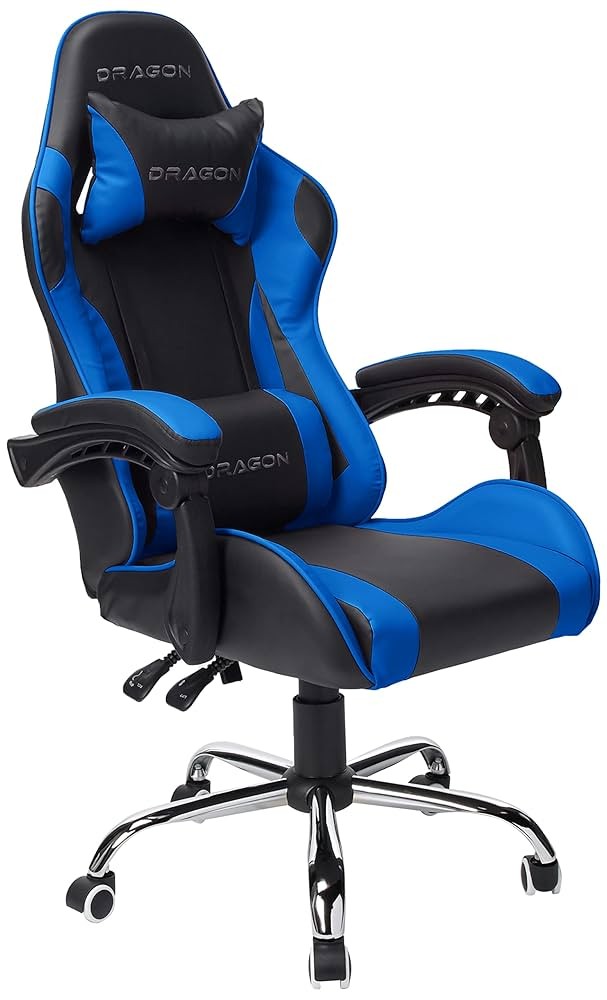 SILLA GAMER NEXTEP ERGONMICA DRAGON XT FALKOR AZULNEGRO