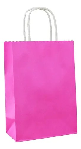 BOLSA KRAFT MED. FIUSHA COLOR-S C.400