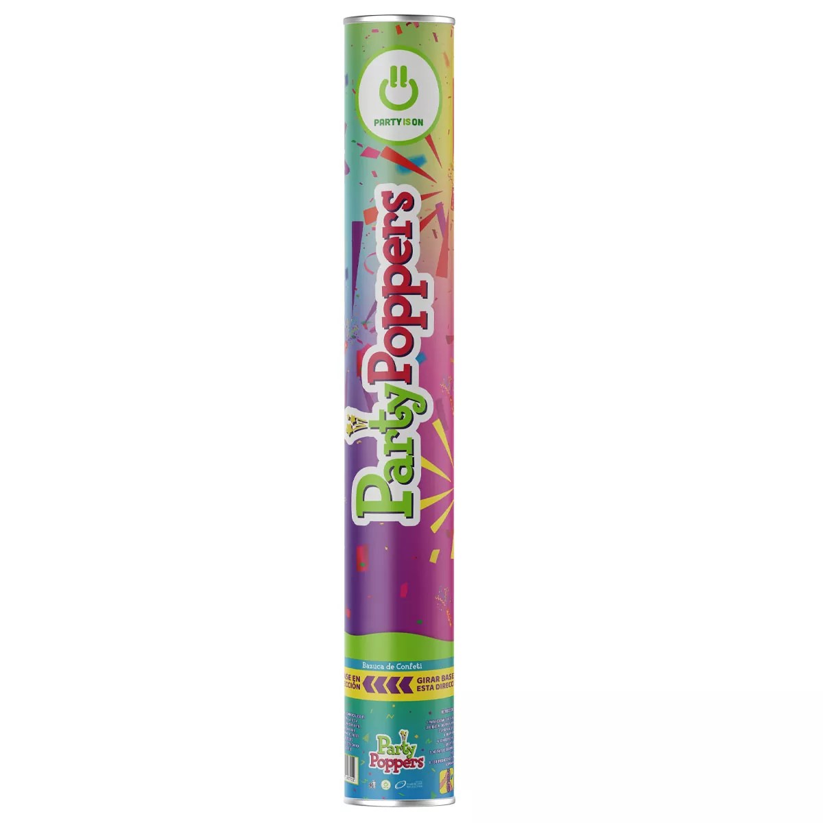 PARTY POPPERS MULTICOLOR 40CM PARTY E.12