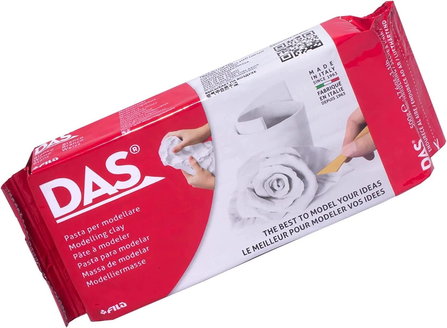 PASTA PMODELAR DAS BLANCA 1KG C.12