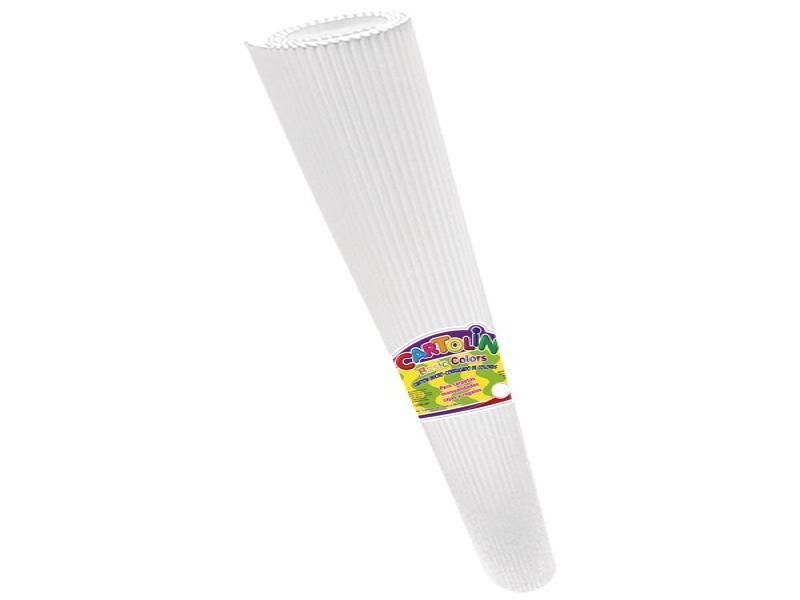 CARTON CORRUGADO CARTOLIN 50X70CM. BLANCO C.25