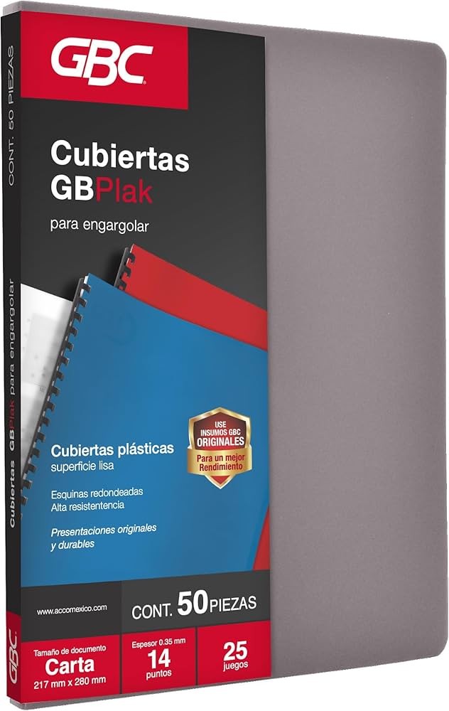 CUBIERTA CTA. GBPLAK LISO HUMO P3548 PAQ. E50C10