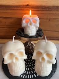 VELA MINI CALAVERA BLANCA PAQ C3 C30