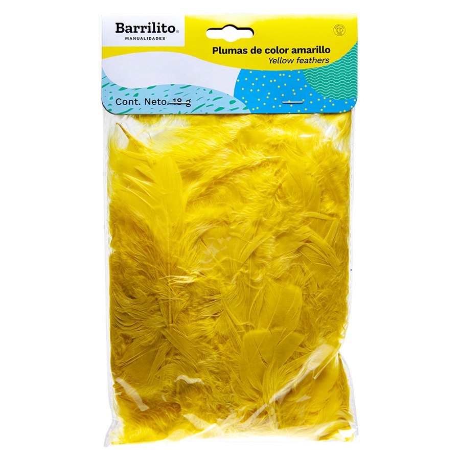 PLUMAS BARRILITO AMARILLO F142A BOL.C18GR. E.24 C.72