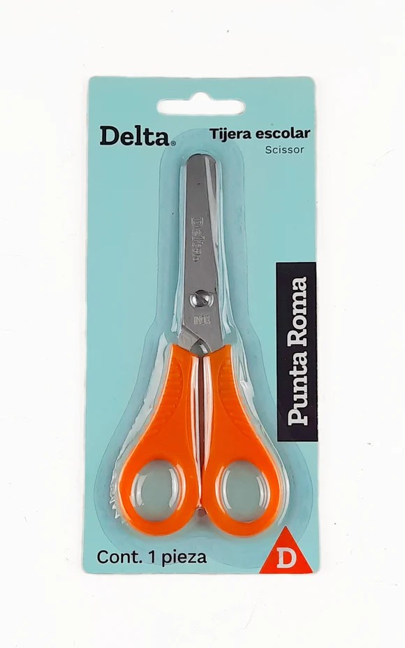 TIJERA ESCOLAR 12.5CM. DELTA D10 E.24 C.288