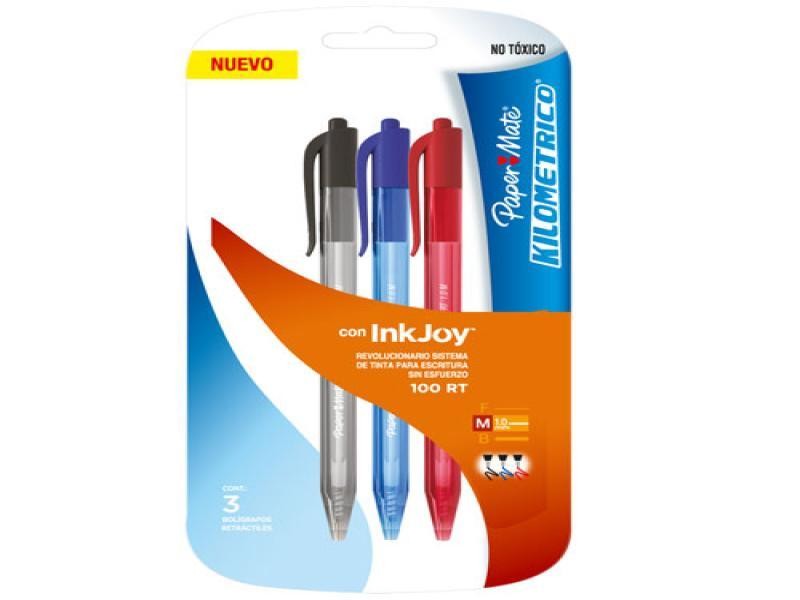 BOLIGRAFO KILOMETRICO INK JOY RT 0.7MM COL.SURT C3 C36