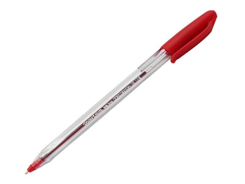 BOLIGRAFO KILOMETRICO 100 1.0MM REDONDO ROJO 12576