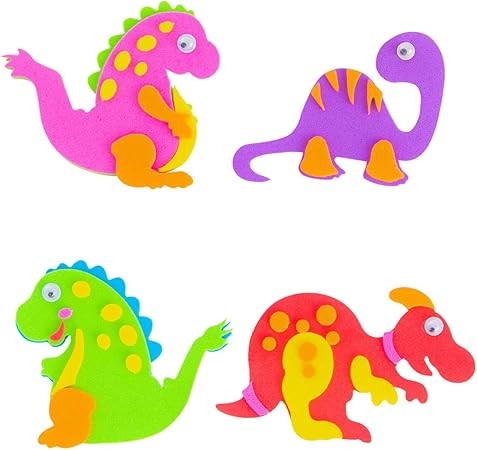FOAMY STICKERS DINOSAURIOS SFD8784 BARRILITO BL C1 C20