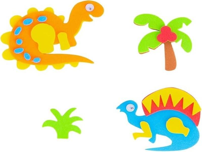 FOAMY STICKERS DINOSAURIOS SFD8784 BARRILITO BL C1 C20