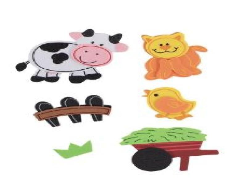 FOAMY STICKERS GRANJA SFG8782 BARRILITO BL C1 C20