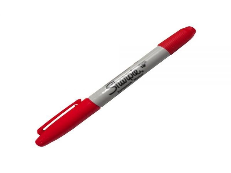 MARCADOR PERM. DELG. PLAST. SHARPIE TWIN D.PTA. RJO12144