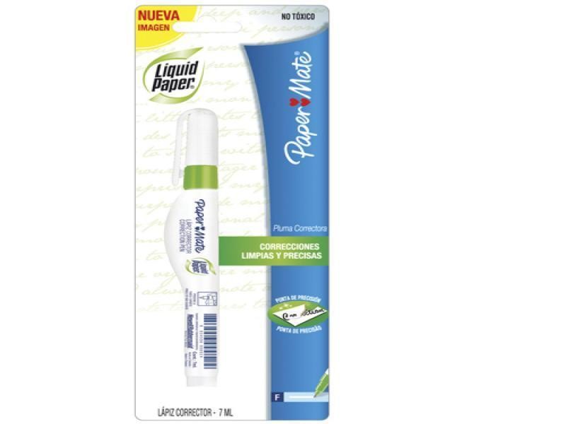 CORRECTOR PLUMA LIQUID PAPER 7ML BL.C1 PZA. E12 C.36
