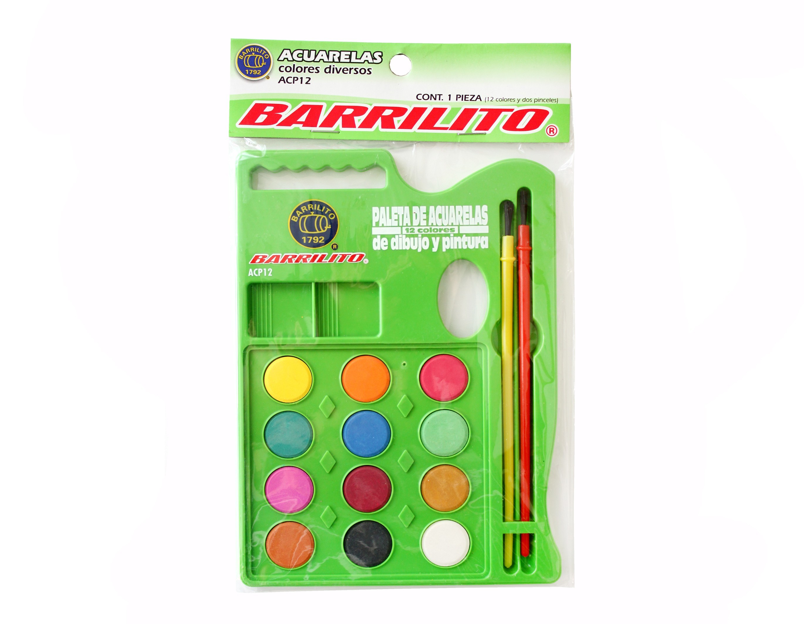 ACUARELA EST.C12PINCGOD BARRILITO ACP12AC12G E.12 24
