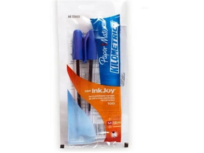 BOLIGRAFO KILOMETRICO 100 1.0MM AZUL BOLSA C2 E48 C192