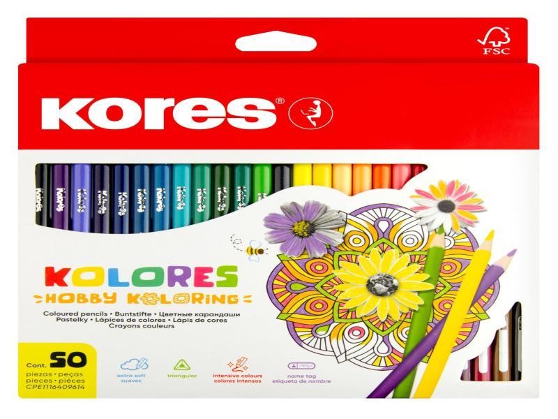 COLORES EST.C50 L. KORES TRIANG.HOBBY KOLORING E.3 C.24