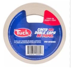 CINTA ADH. DOBLE CAPA PAPEL 24X33M 402 TUK C.36