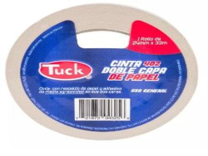 CINTA ADH. DOBLE CAPA PAPEL 24X33M 402 TUK C.36
