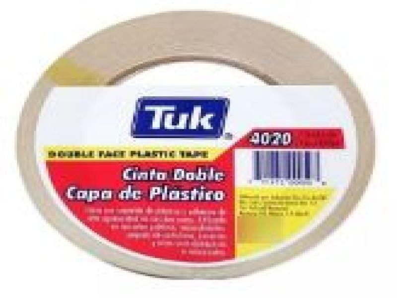 CINTA ADH. DOBLE CAPA PLAST. 24X50M.TUK 4020 C.36