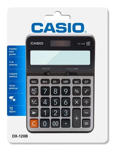 CALCULADORA ESCRIT. CASIO DX120B-S-MC 12 DIG. E.10C.40