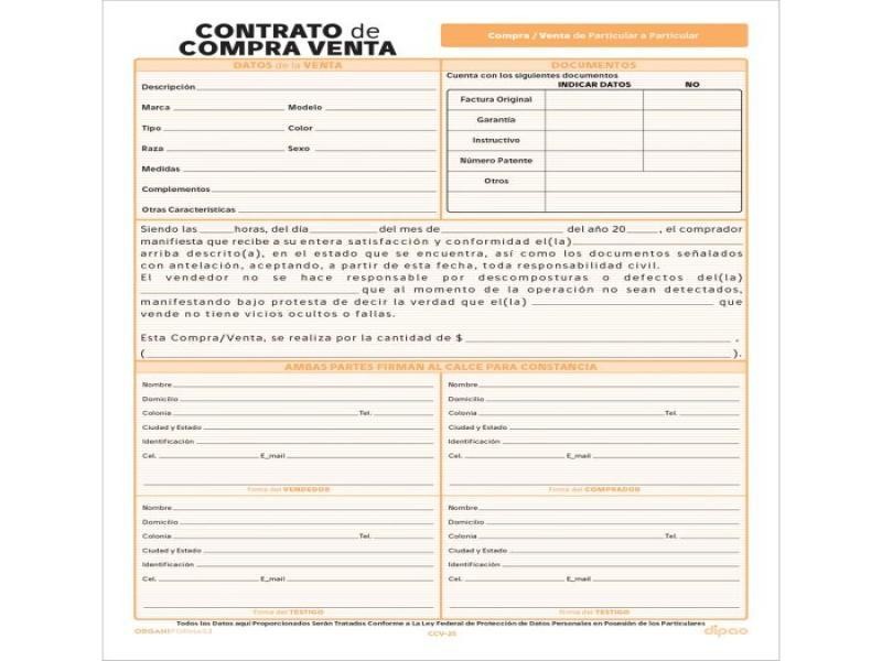 BLOCK CONTRATO DE COMPRAVENTA 25 HJS DIPAO E3 C102